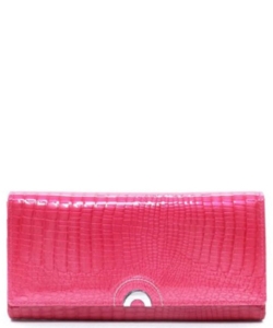 Fashion Leather Wallet  HOT PINK aw0100sc